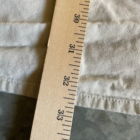 Vintage Lee Bernese Mountain Dog Painted Denim Button Up Shirt Mens XXL Tan 90s - Picture 9 of 9